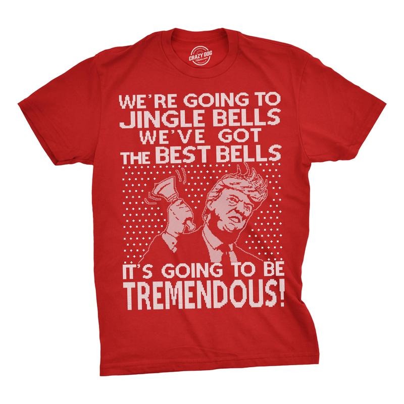 Jingle Bells Trump Funny Political Guys Funny Cool Slimming Plus Sizes Funny Political Novelty