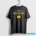 Michigan Wolverines Big House Football Logo Tshirts Sweater