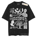 [ Mineral Wash ] Hunger Games Fans Lover Book Bookish Washed Shirt