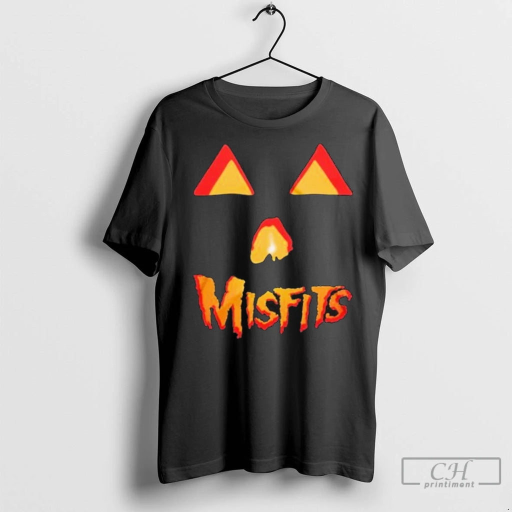 Misfits Jack O Lantern Halloween Logo T Shirts