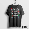 Most Likely To Fix Santa Sleigh Christmas Matching Family Tshirts Sweater