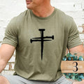 Nail Cross Christian Shirt Cross Shirt Faith Cross Shirt Christian Faith Christian