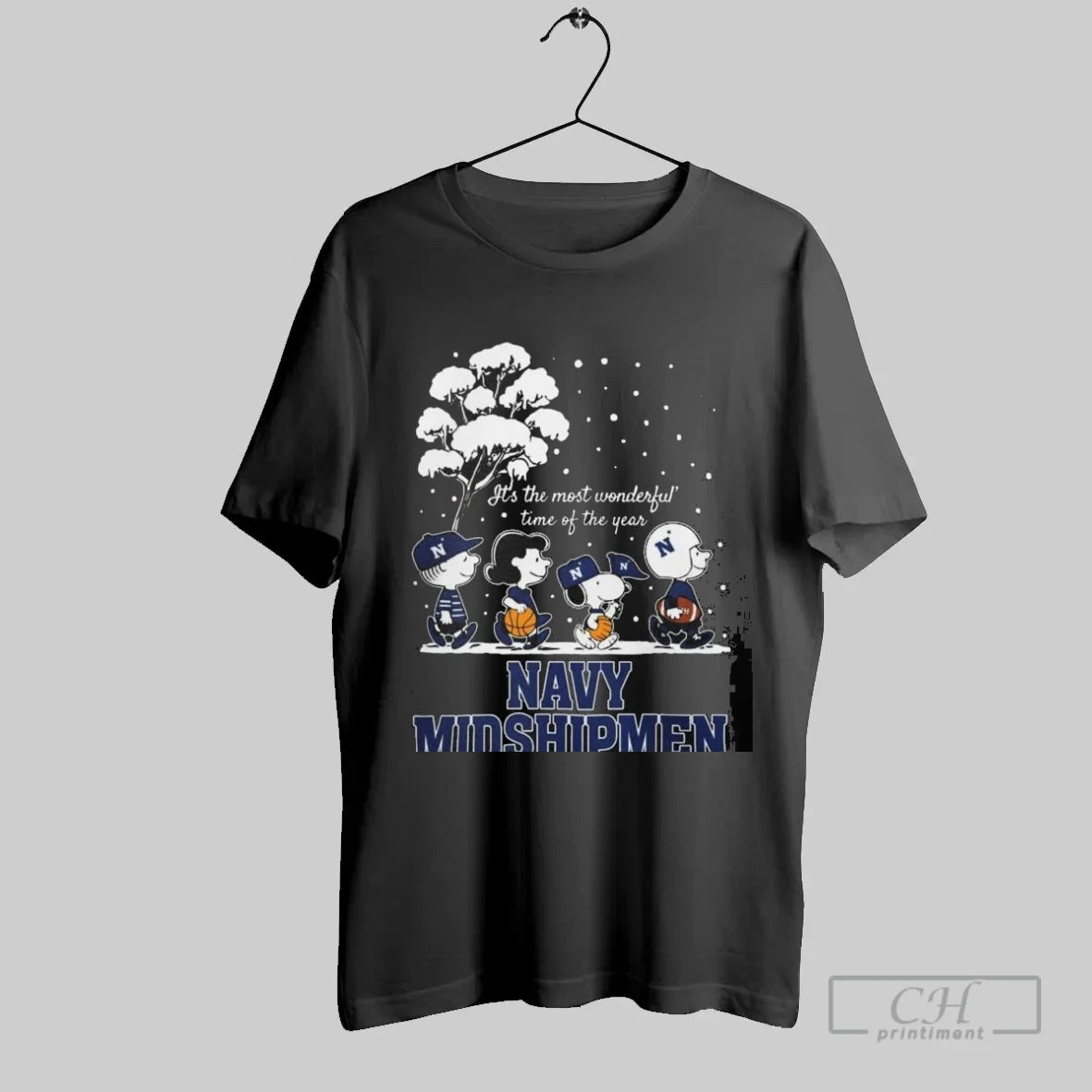 Navy Midshipmen X The Peanuts Winter Its The Most Wonderful Time Of The Year 2025