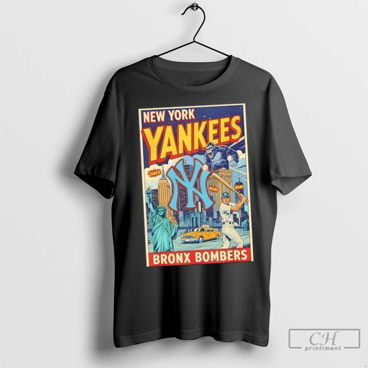 New York Yankees Bronx Bombers Comic Edition T Shirts