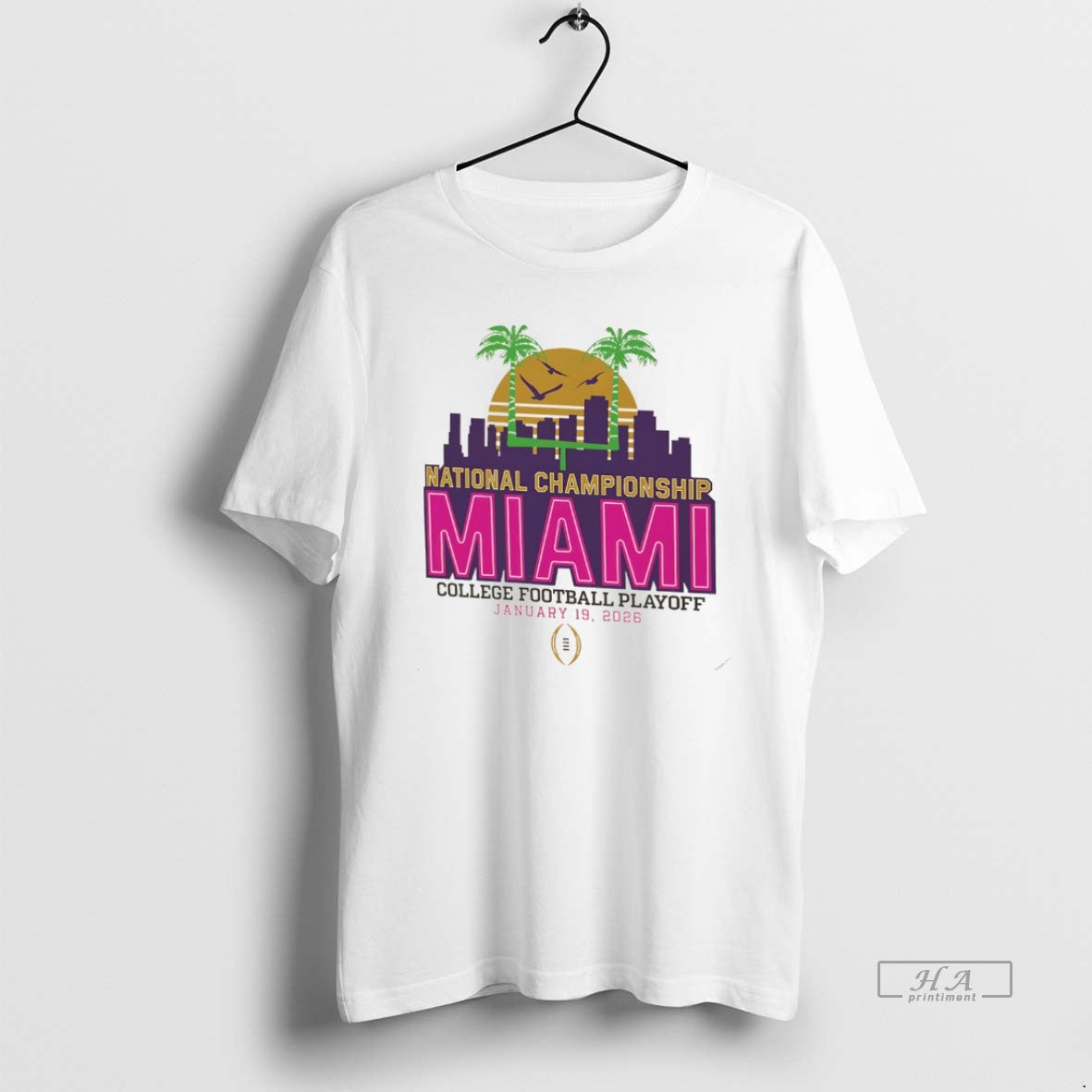 Official 2025 26 College Football Playoff National Championship Miami Vintage Christmas