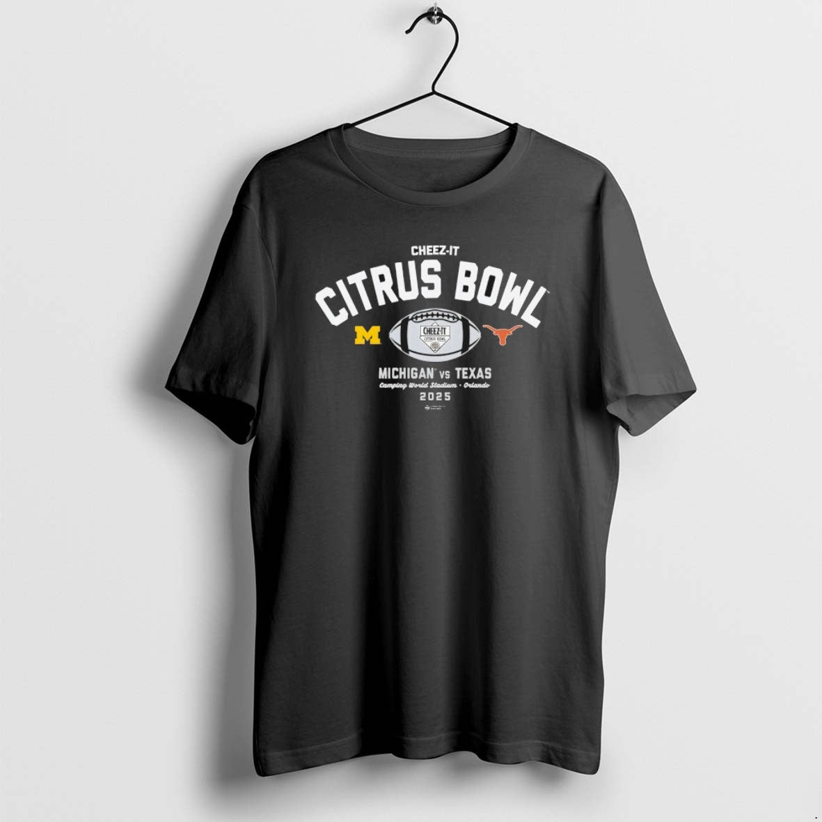 Official 2025 Cheez It Citrus Bowl Michigan Wolverines Vs Texas Longhorns Logo