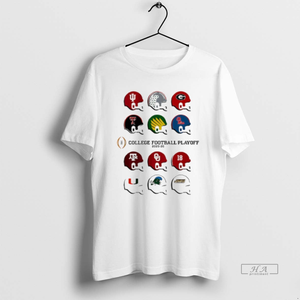 Official 2025 College Football Playoff Field Toy Team Helmets