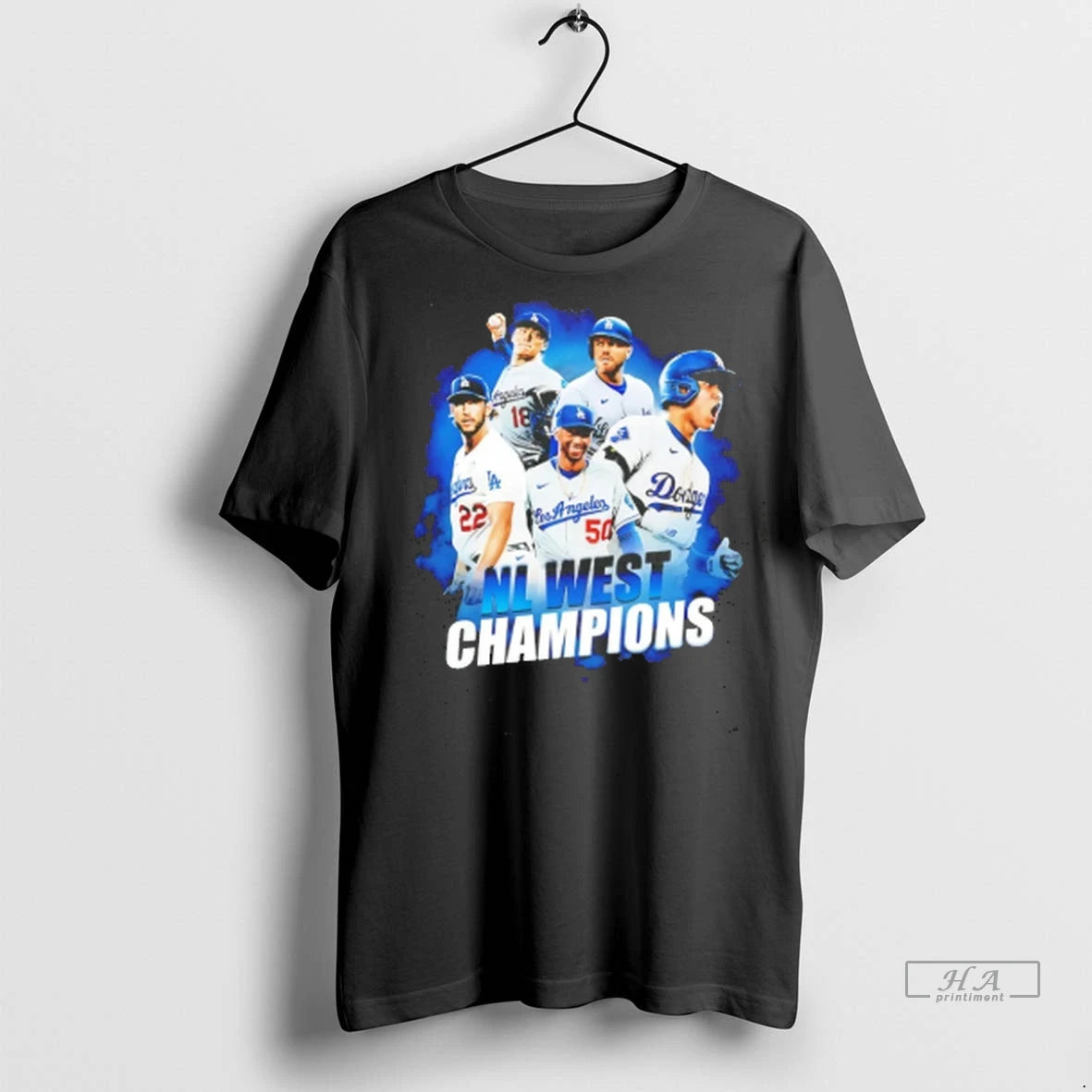 Official 2025 Nl West Champions Los Angeles Dodgers Tee Tshirts Sweater