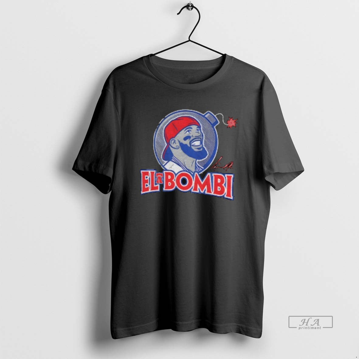 Official Adolis Garcia El Bombi Philadelphia Phillies Baseball Mlb 2025 Signature