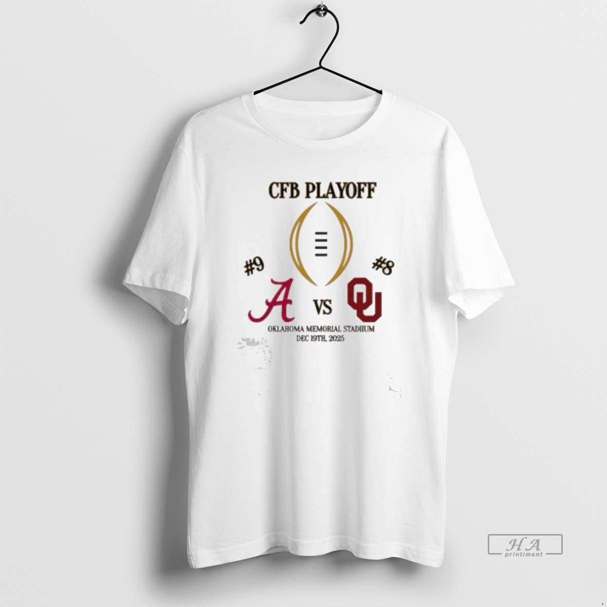 Official Alabama Vs Oklahoma Cfp Playoffs Oklahoma Memorial Stadium Dec 19th 2025