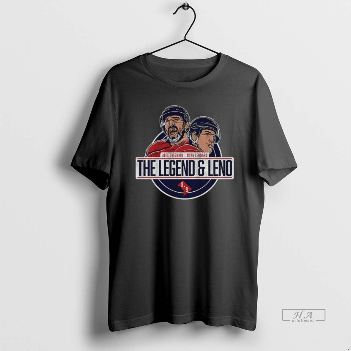Official Alex Ovechkin And Ryan Leonard Washington Capitals Hockey The Legend And Leno