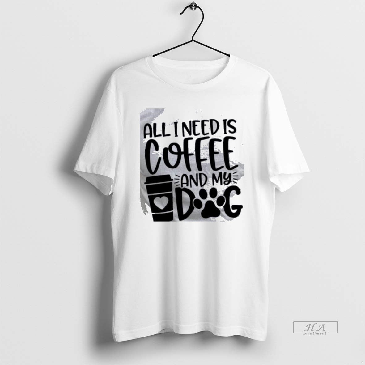 Official All I Need Is Coffee And My Dog White