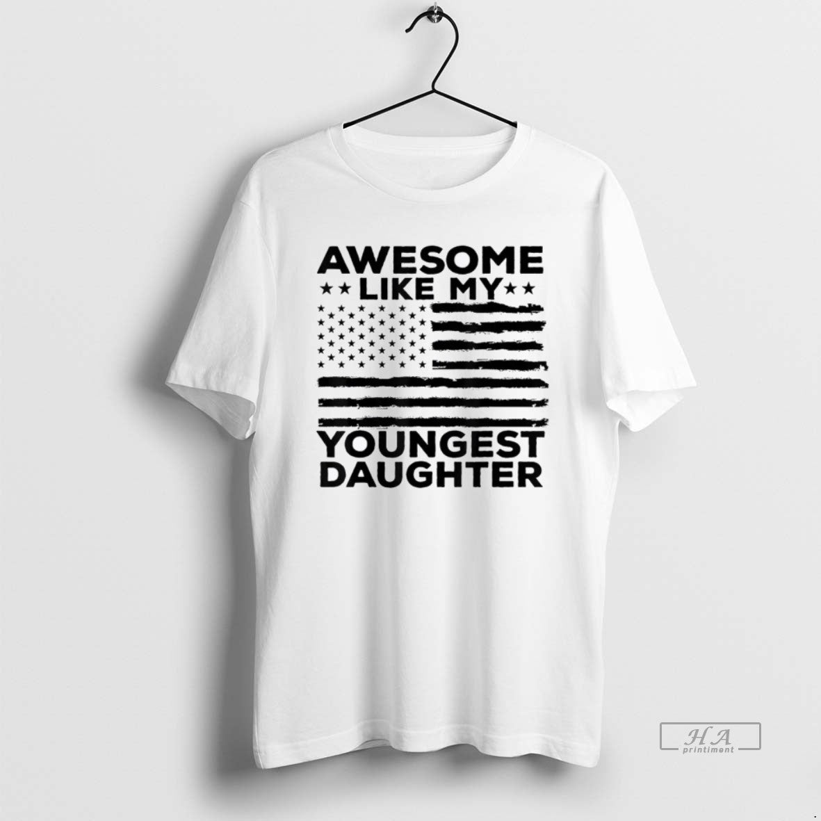 Official Awesome Like My Youngest Daughter Fathers Day Mothers Day