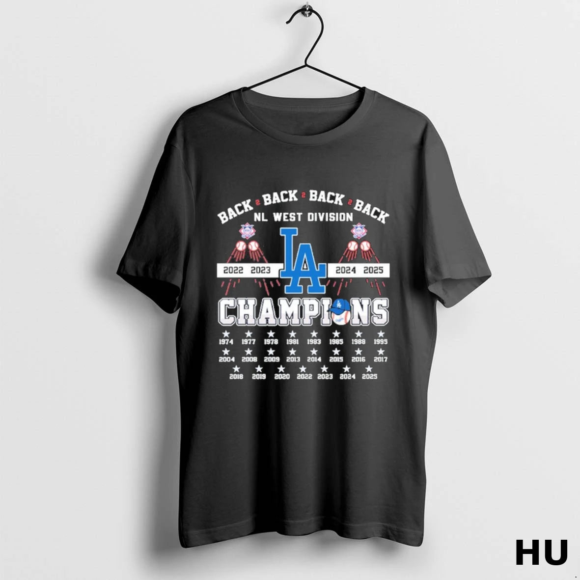Official Back 2 Back 2 Back 2 Back Los Angeles Dodgers Nl West Champions