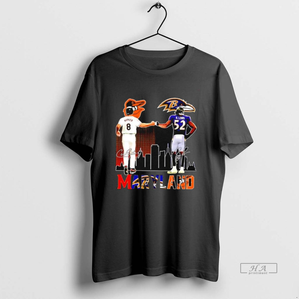 Official Baltimore Ravens And Orioles Legends Cal Ripken Jr