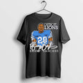 Official Barry Sanders Caricature Signature Detroit Lions Tshirts Sweater