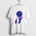 Official Basketball Hands Neon Vaporwave Graphic