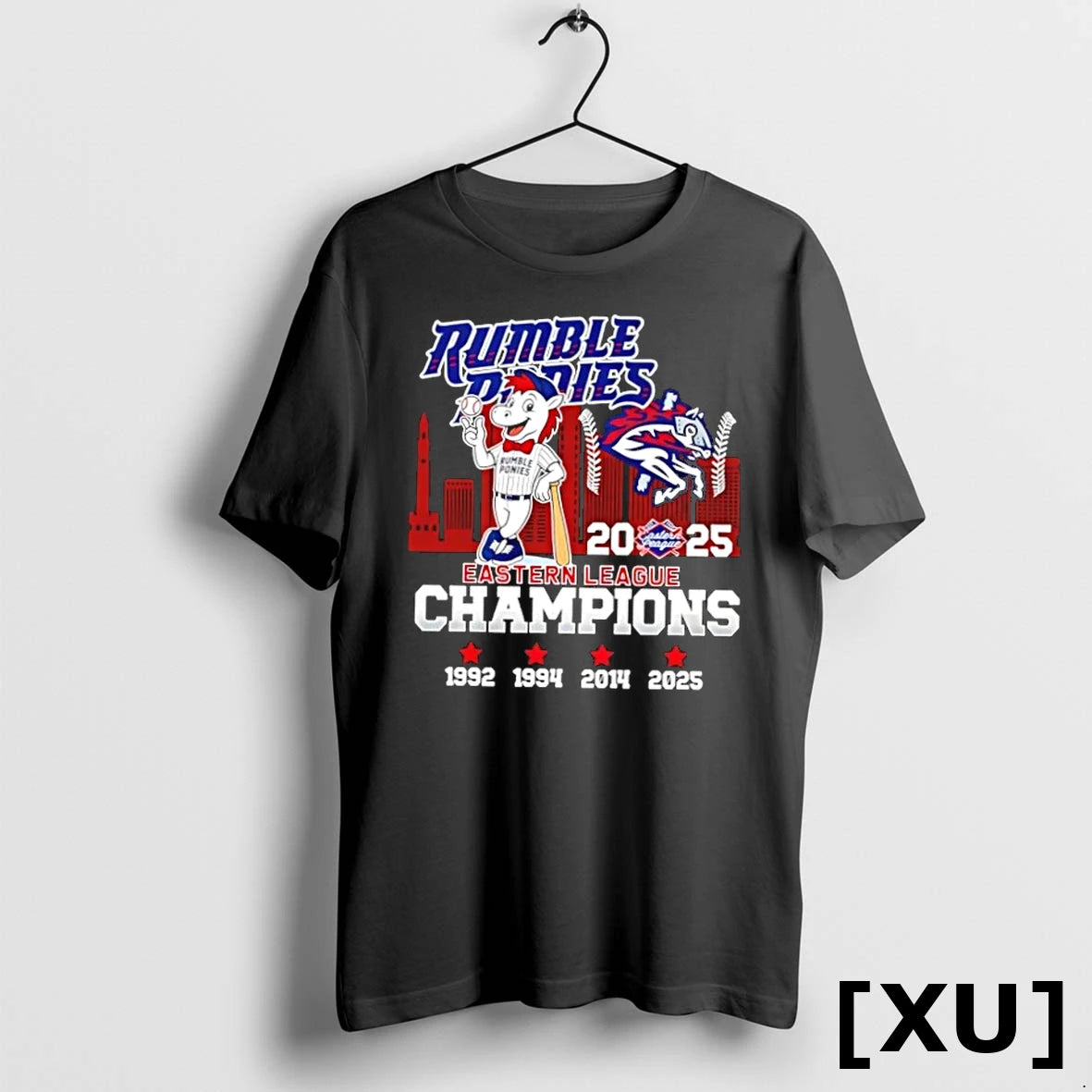 Official Binghamton Rumble Ponies 2025 Eastern League Champions Mascot Tshirts Sweater
