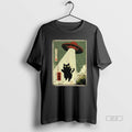 Official Black Cat Ufo Abduction Japanese Cat Alien