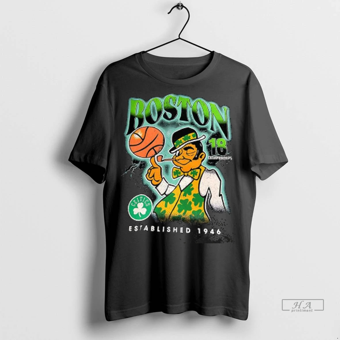 Official Boston Celtics Established 1946 Championships Tshirts Sweater