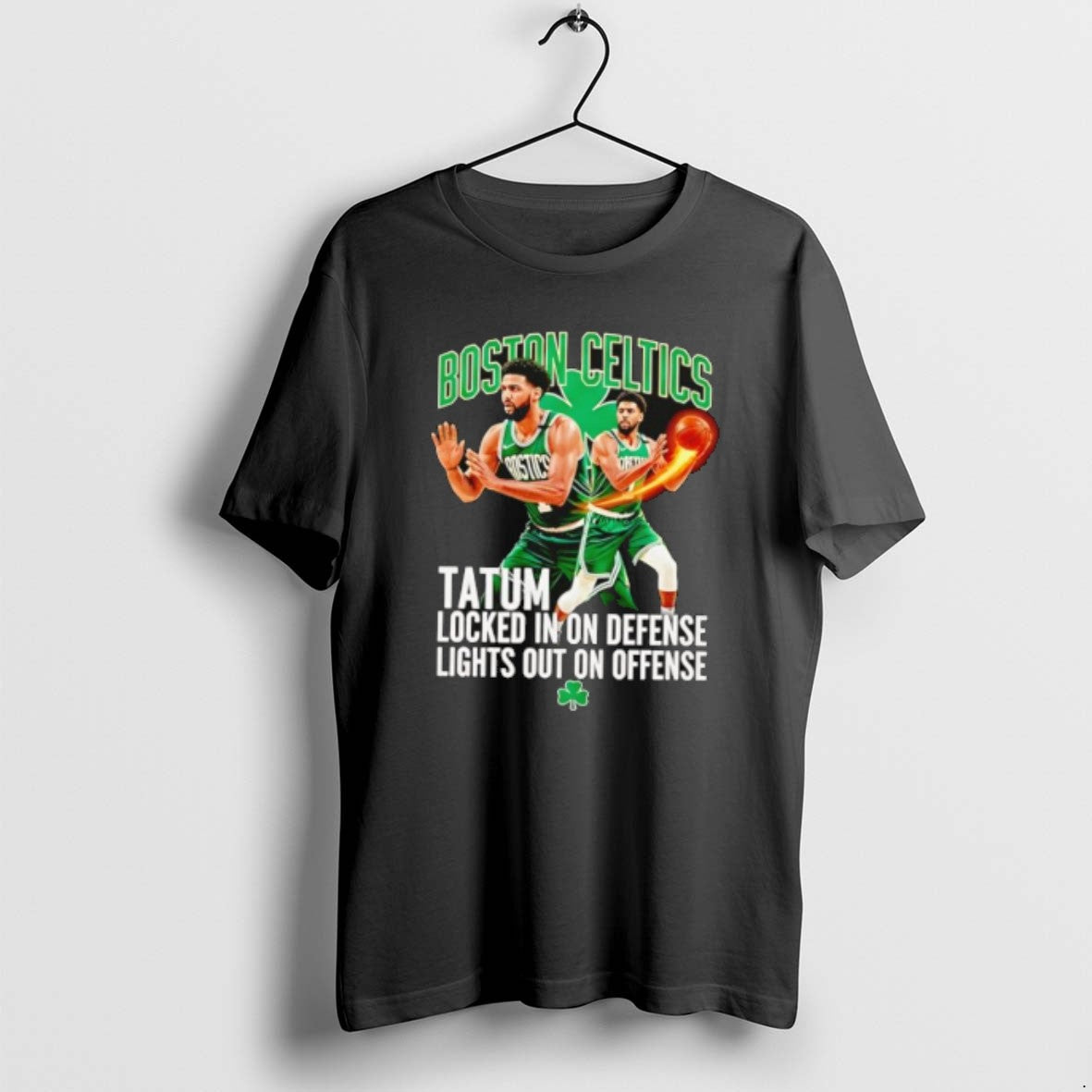 Official Boston Celtics Tatum Locked In On Defense Lights Out On Offense