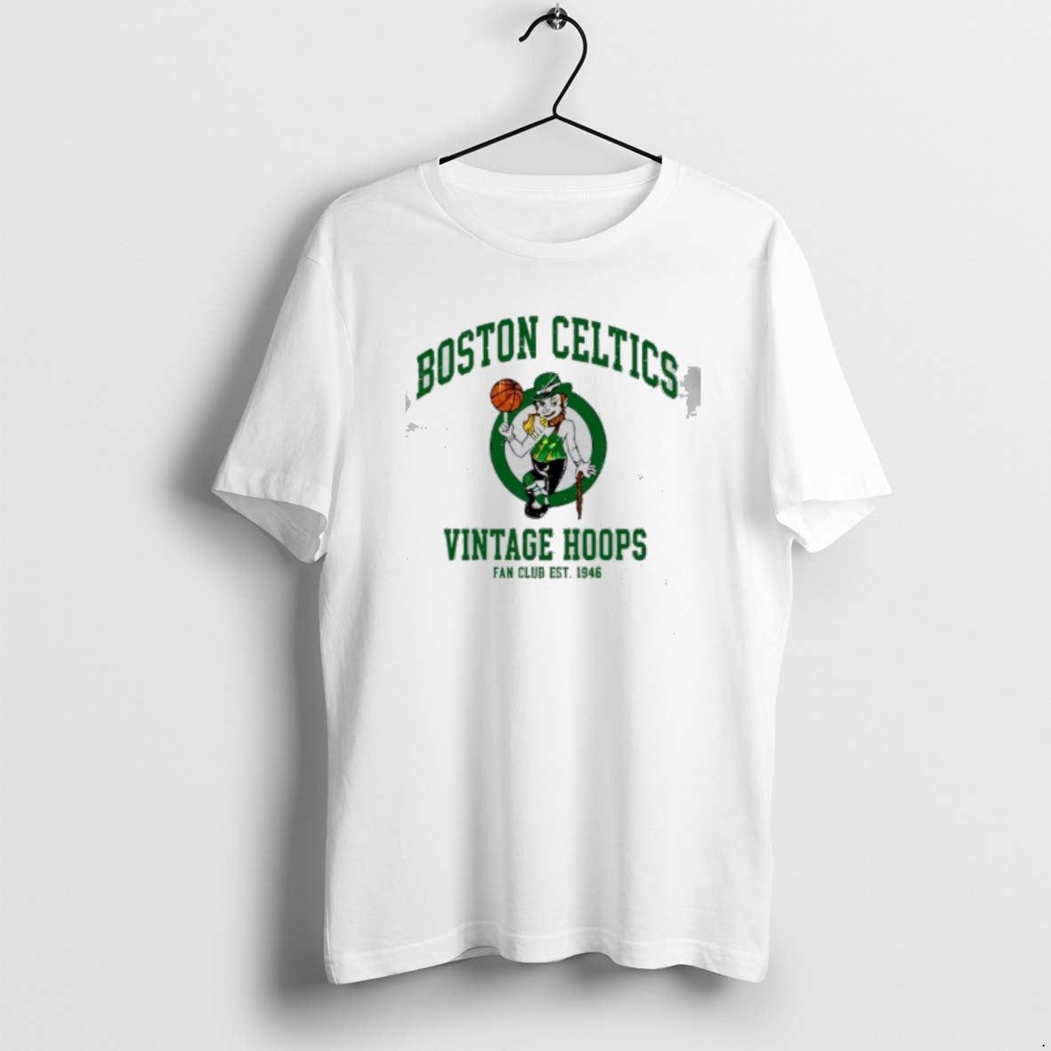 Official Boston Celtics Vintage Basketball Graphic Fan Style