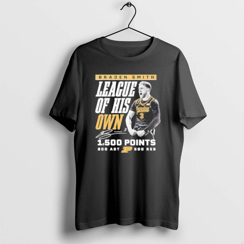 Official Braden Smith League Of His Own Purdue Boilermakers 1500 Points Signature