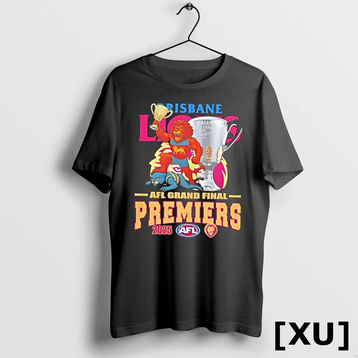 Official Brisbane Lions 2025 Afl Grand Final Premiers Mascot Tshirts Sweater