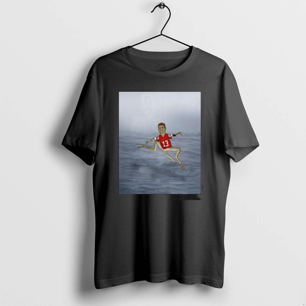 Official Brock Purdy Jesus Christ Lizard Running On Water