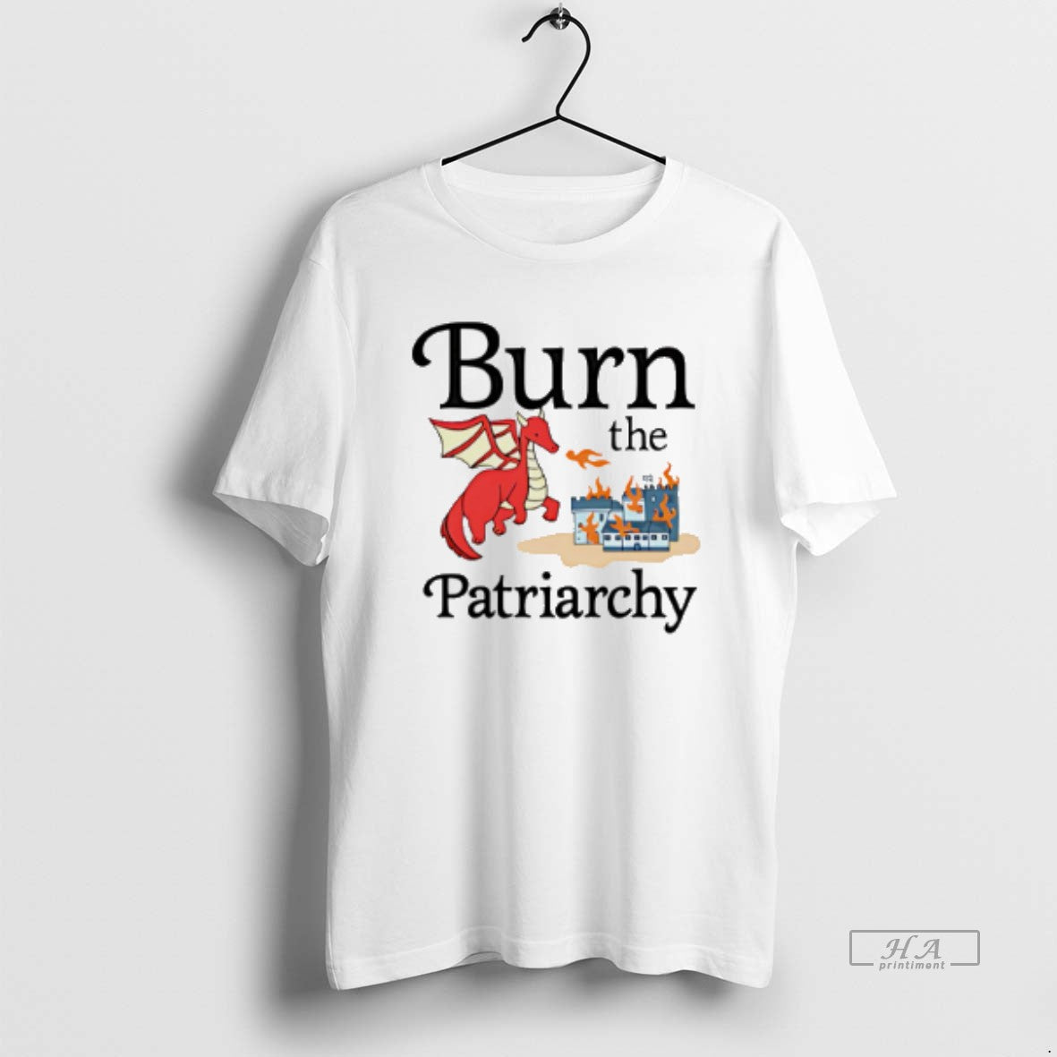 Official Burn The Patriarchy Fire Breathing Dinosaurs