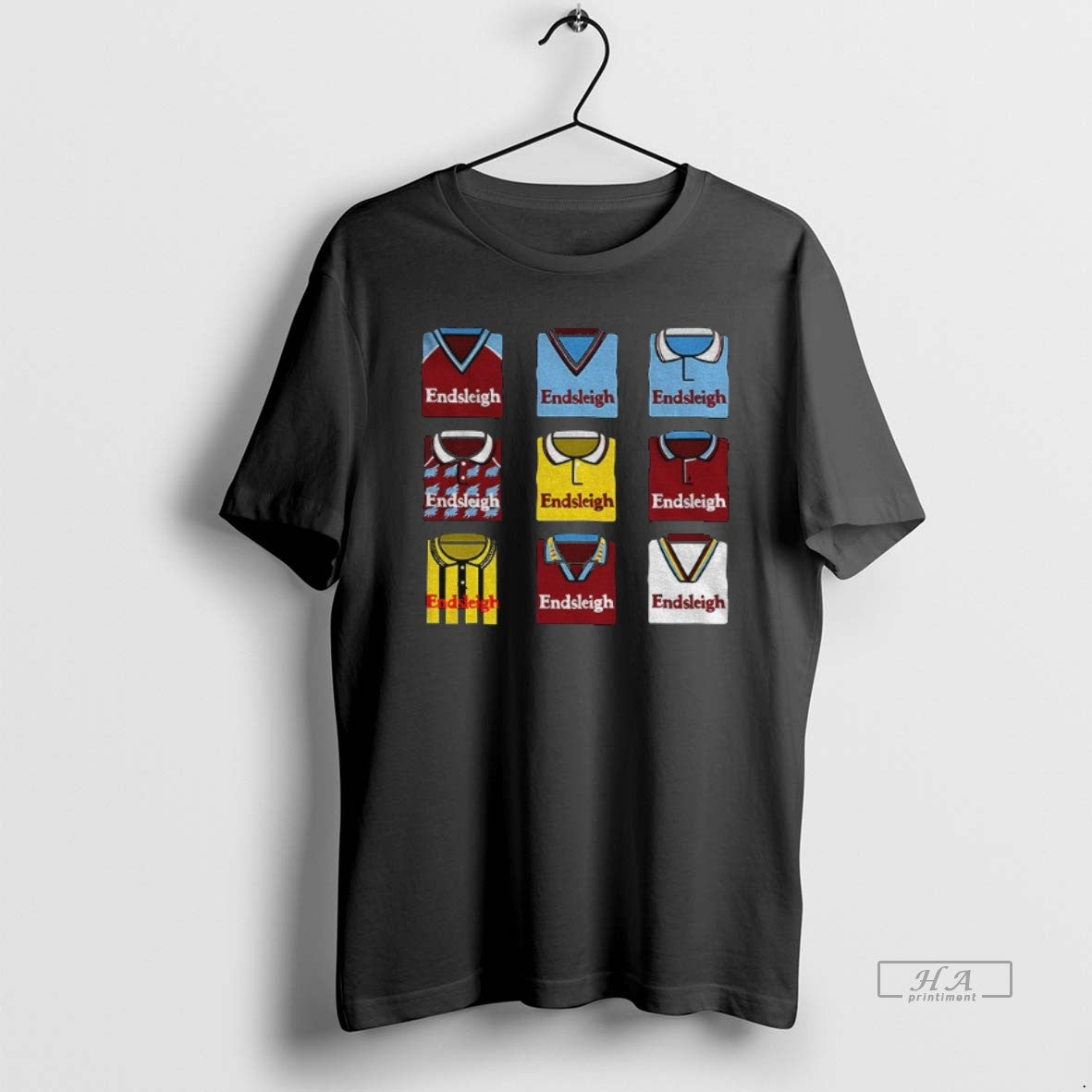 Official Burnley Fc Endsleigh Classic Football Jersey Graphic