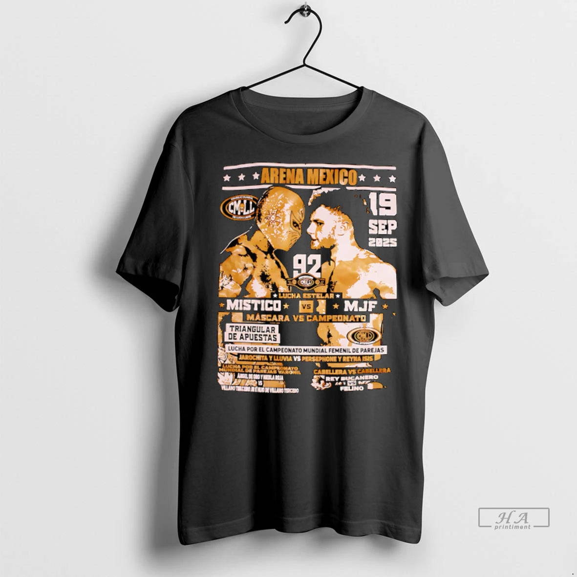 Official Cmll Mjf Vs Mistico Tshirts Sweater