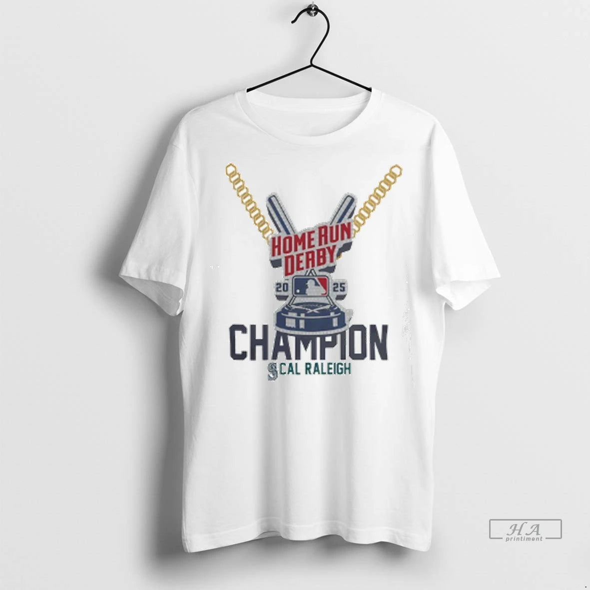 Official Cal Raleigh Seattle Mariners Home Run Derby Champion 2025 Tshirts Sweater