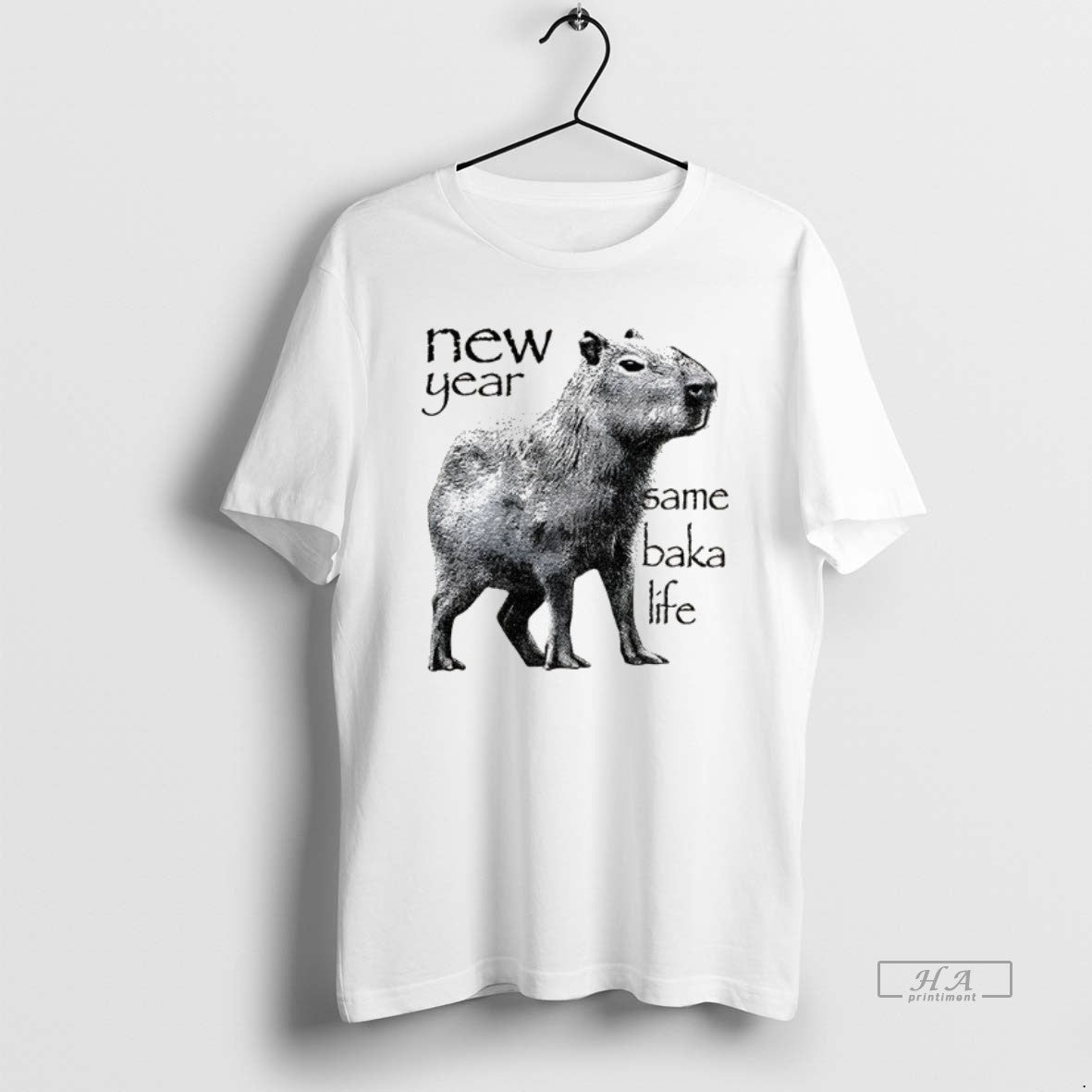Official Capybara New Year Same Baka Life Vintage