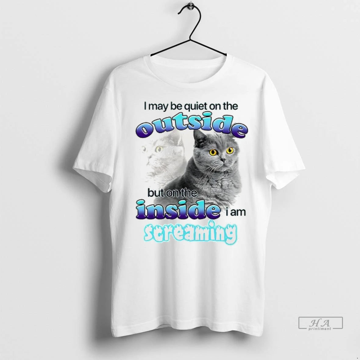 Official Cat I May Be Quiet On The Outside But On The Inside I Am