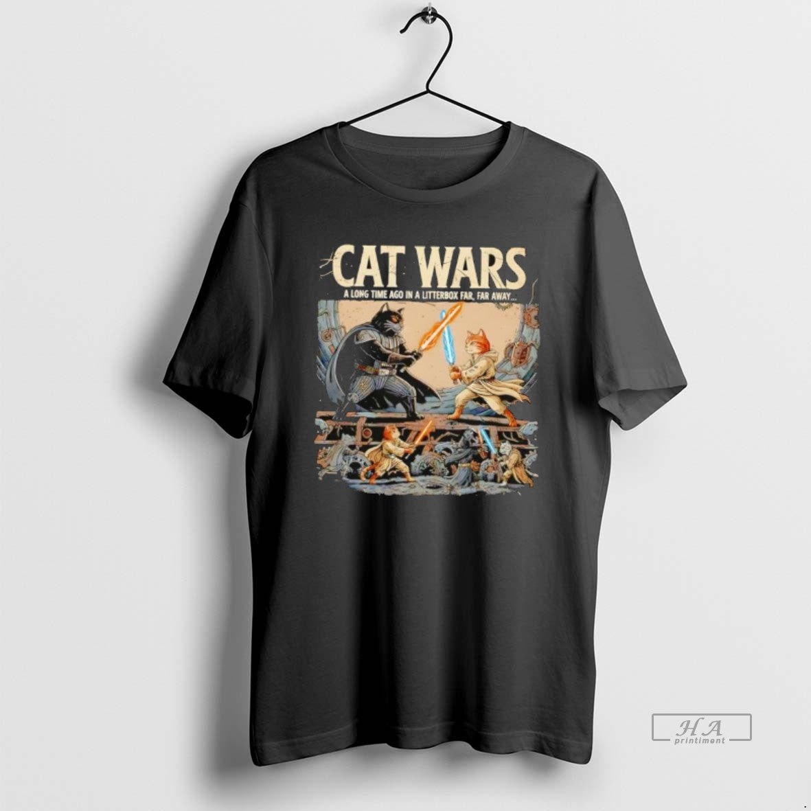 Official Cat Wars A Long Time Ago In A Litterbox Far Far Away