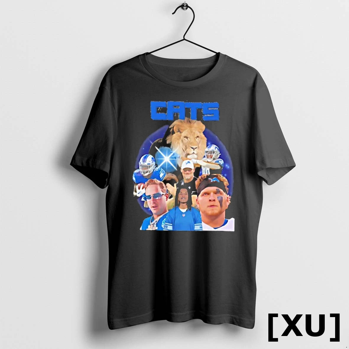 Official Cats Detroit Lions Graphic Tshirts Sweater