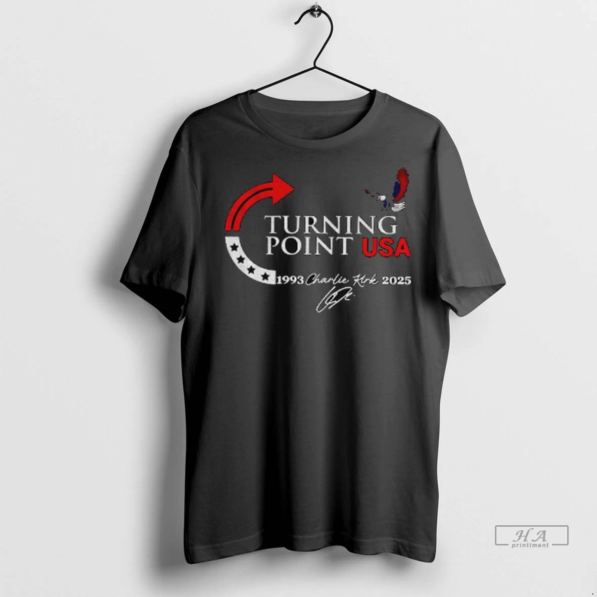 Official Charlie Kirk Freedom This Is The Turning Point Usa Signature Tshirts Sweater