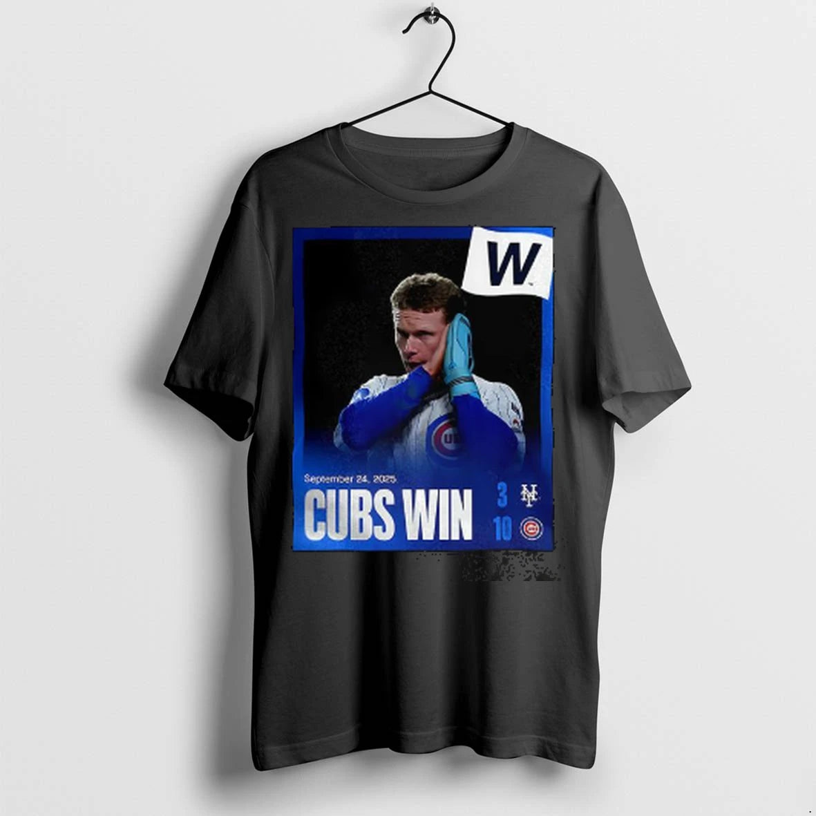 Official Chicago Cubs 2025 Mlb Season September 24 Win Over Mets Tshirts Sweater