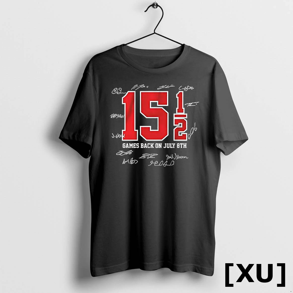 Official Cleveland Baseball 15 5 Game Comeback Signatures Tshirts Sweater
