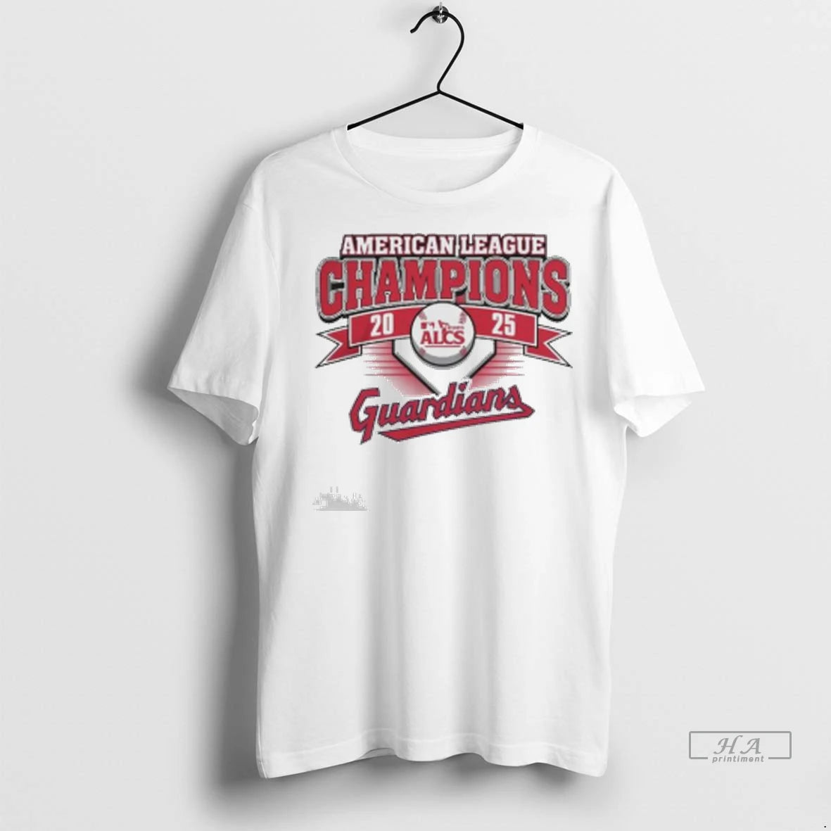 Official Cleveland Guardians 2025 American League Champions Champions Ladies Tshirts Sweater