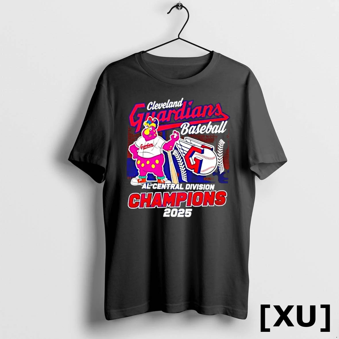 Official Cleveland Guardians Baseball Al Central Division 2025 Mascot Tshirts Sweater