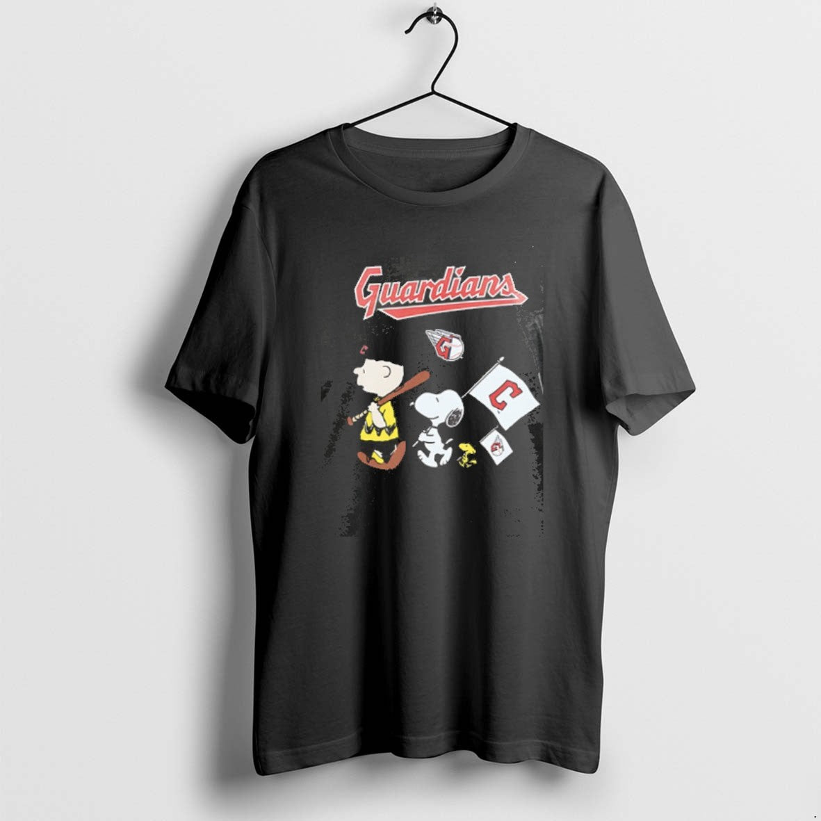 Official Cleveland Guardians X Peanuts Flag 2 Sided