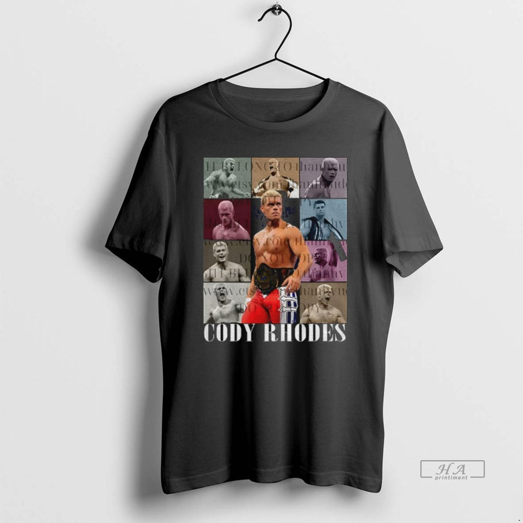 Official Cody Rhodes Wrestlemania Eras Tour Graphic