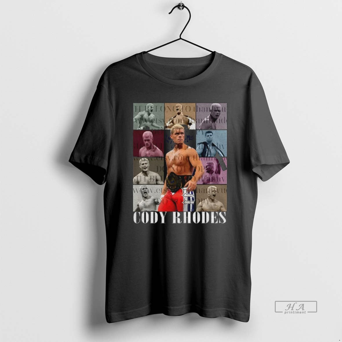 Official Cody Rhodes Wrestlemania Eras Tour Graphic