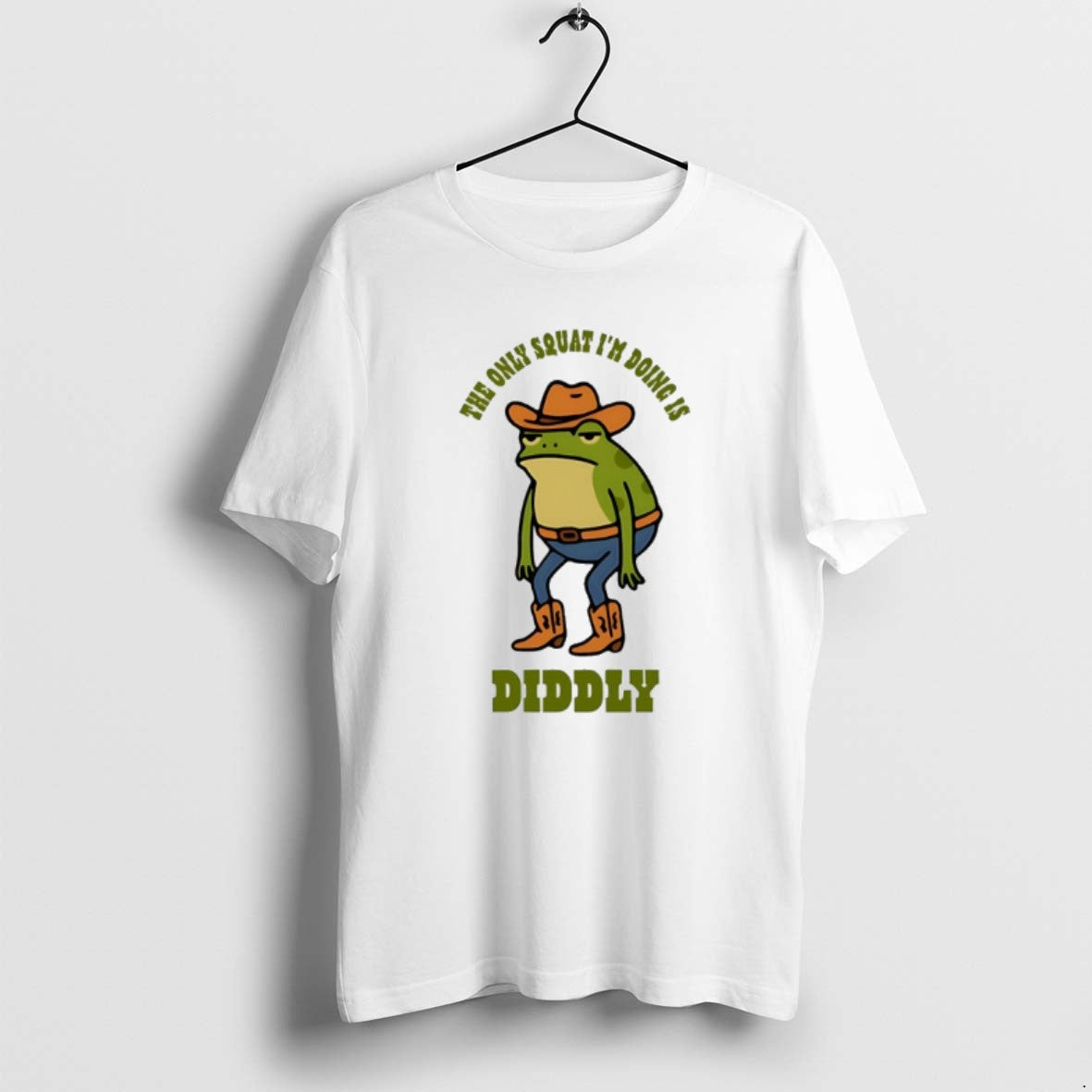 Official Cowboy Frog The Only Squat Im Doing Is Diddly