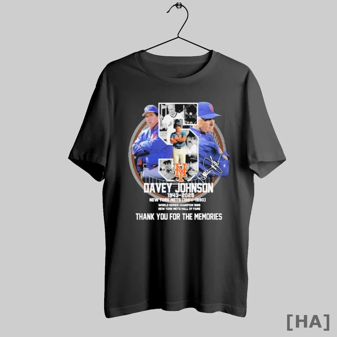 Official Davey Johnson New York Mets 1943 2025 World Series Champion 1986 Hall Of Fame