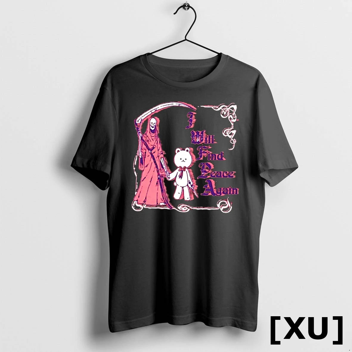 Official Death And The Teddy Bear I Will Find Peace Again Tshirts Sweater