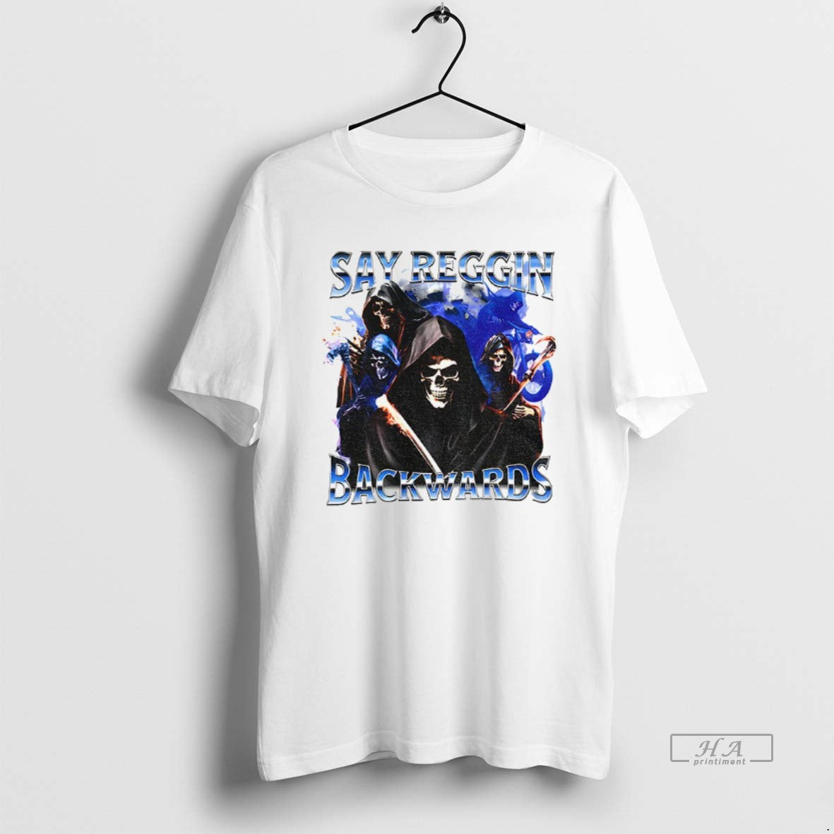 Official Death Say Reggin Backwards Graphic