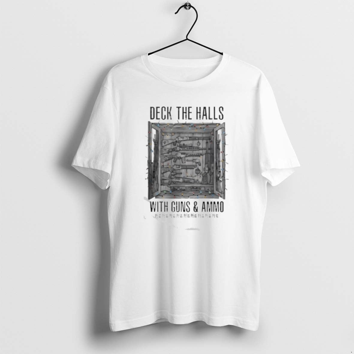 Official Deck The Halls With Guns And Ammo Pew Pew Pew Pew Pew